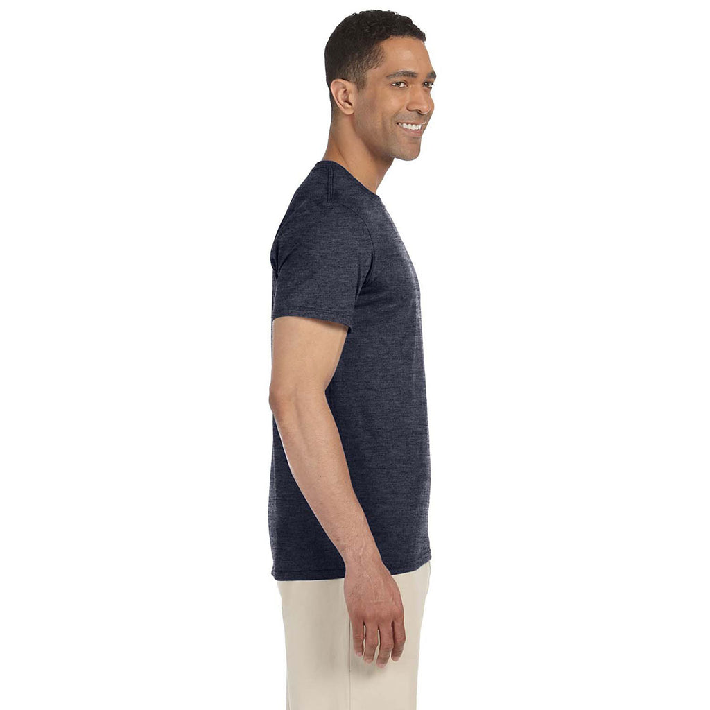 Gildan Men's Heather Navy Softstyle 4.5 oz. T-Shirt