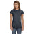 Gildan Women's Charcoal Softstyle 4.5 oz. Fitted T-Shirt