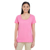 Gildan Women's Azalea Softstyle 4.5 oz. Deep Scoop T-Shirt