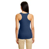 Gildan Women's Navy Softstyle 4.5 oz. Racerback Tank