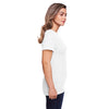 Gildan Women's White Softstyle CVC T-Shirt