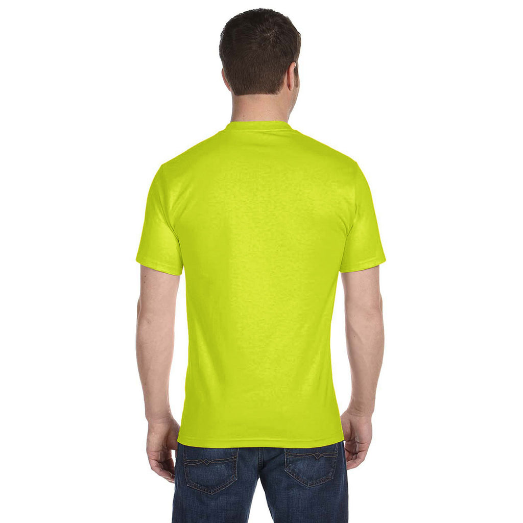 Gildan Unisex Safety Green 5.5 oz. 50/50 T-Shirt