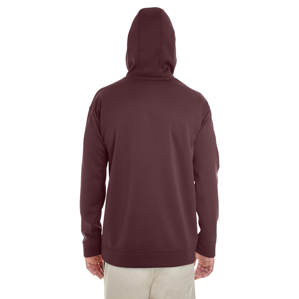 Gildan Men's Sport Dark Maroon Performance 7 oz. Tech Hooded Sweatshirt