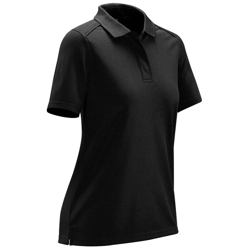 Stormtech Women's Black/Dolphin Endurance HD Polo