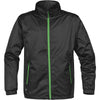 Stormtech Men's Black/Lime Axis Shell