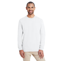 Gildan Unisex White Hammer 6 oz. Long-Sleeve T-Shirt