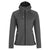 Landway Women's Dark Ash/Black Hooded Phantom Soft-Shell