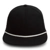 Paramount Apparel Black/White Foam Backed Rope Cap