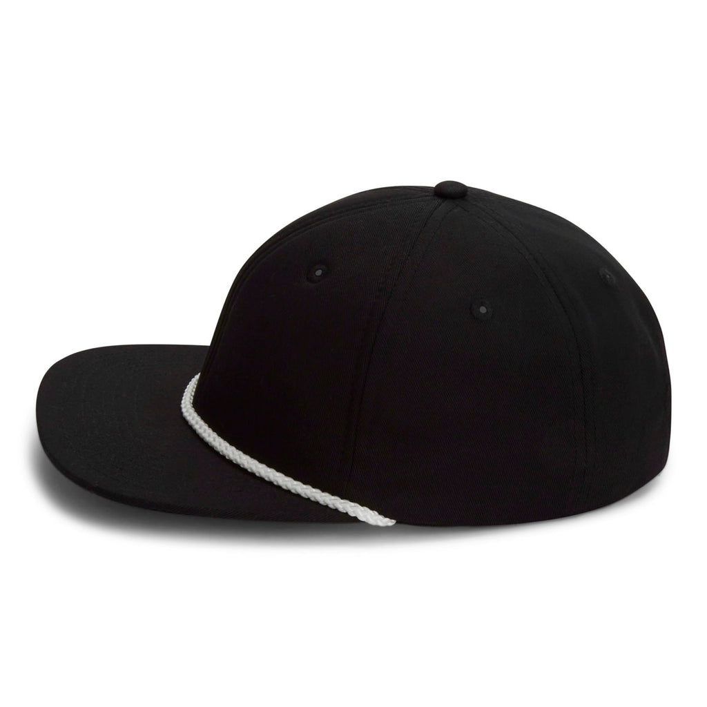 Paramount Apparel Black/White Foam Backed Rope Cap