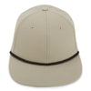 Paramount Apparel Khaki/Black Foam Backed Rope Cap