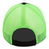 Paramount Apparel Black/Neon Green Washed Soft Mesh Cap