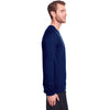 Fruit of the Loom Men's J Navy ICONIC Long Sleeve T-Shirt