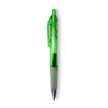 BIC Clear Green Intensity Clic Gel Pen with Black Ink