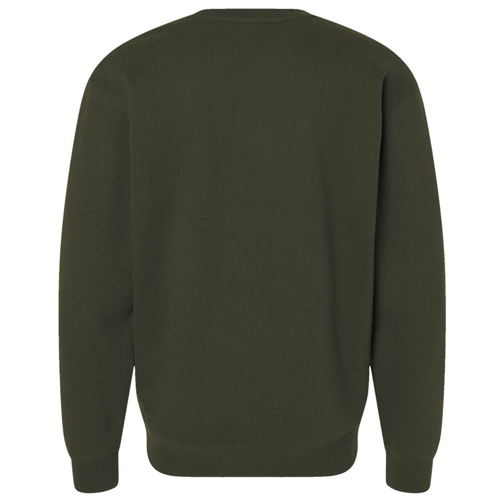 Independent Trading Co. Men's Army Heavyweight Crewneck Sweatshirt