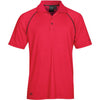 Stormtech Men's Scarlet/Black Piranha Performance Polo