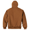 CornerStone Men's Duck Brown Duck Cloth Hooded Work Jacket