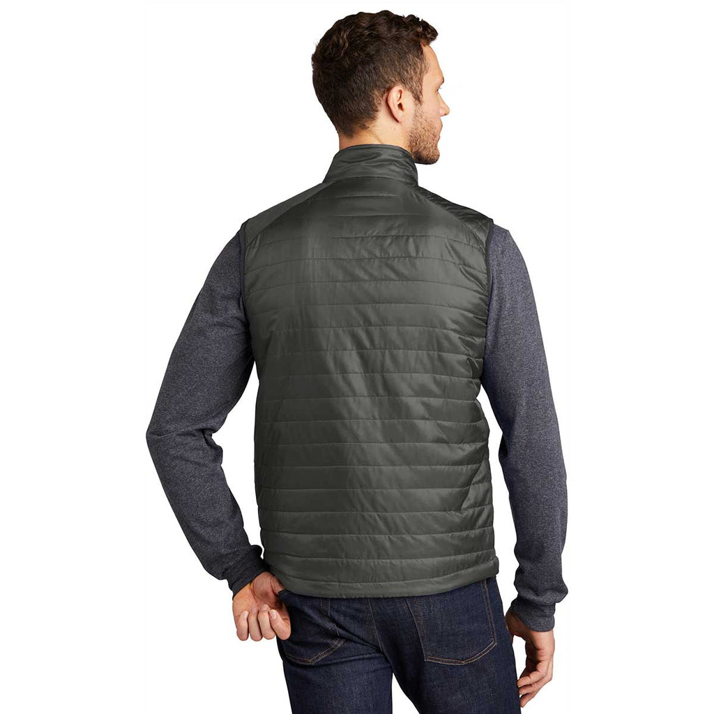 Port Authority Men's Sterling Grey/ Graphite Packable Puffy Vest