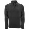 Levelwear Men's Heather Charcoal Peak Quarter Zip