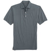 Johnnie-O Men's Heather Black Birdie Solid Jersey Performance Polo