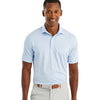 Johnnie-O Men's Gulf Blue Lyndon Striped Jersey Performance Polo