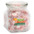 The 1919 Candy Company White Striped Peppermints in Medium Glass Jar