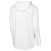 Sport-Tek Men's White Repeat 1/2-Zip Long Sleeve Hooded Jacket