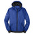 Sport-Tek Men's True Royal/Black Embossed Hooded Wind Jacket