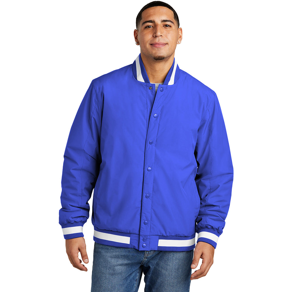 Sport-Tek Men's True Royal Insulated Varsity Jacket