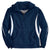 Sport-Tek Men's True Navy/White Colorblock Raglan Anorak