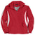 Sport-Tek Men's True Red/White Colorblock Raglan Anorak