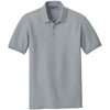 Port Authority Men's Gusty Grey Core Classic Pique Polo