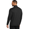 Port Authority Men's Deep Black Dry Zone UV Micro-Mesh 1/4 Zip