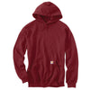 Carhartt Men's Tall Dark Red Midweight Hooded Sweatshirt