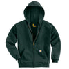 Carhartt Men's Tall Canopy Green Midweight Hooded Zip Front Sweatshirt