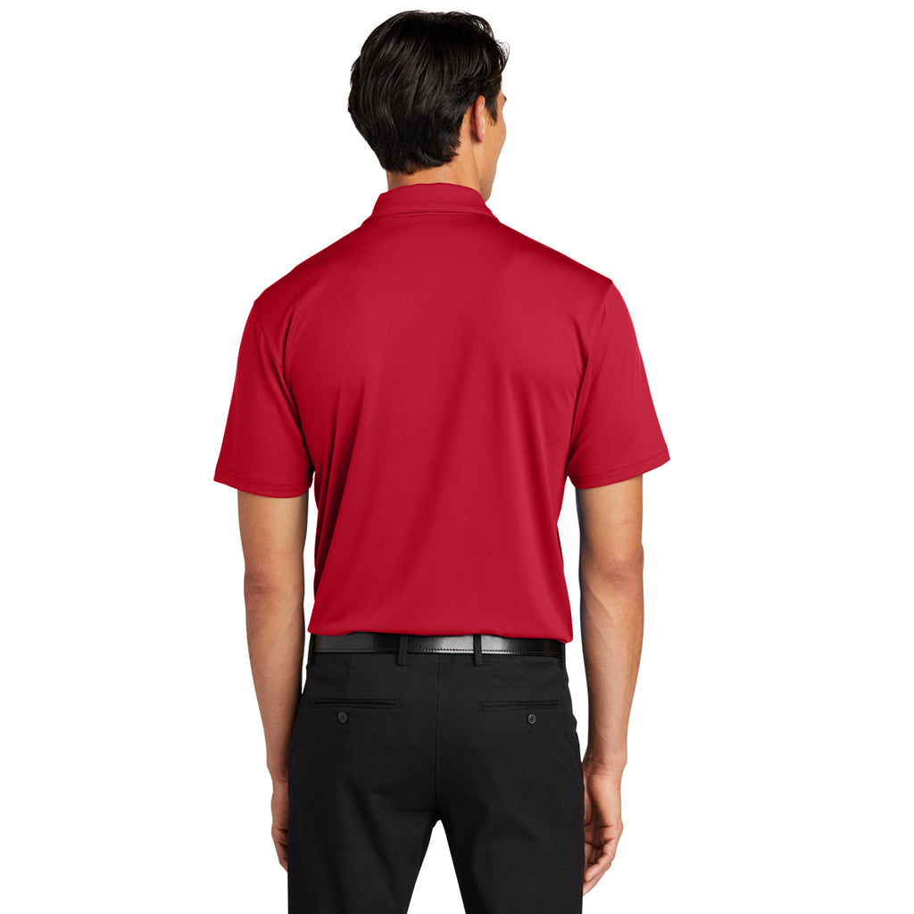 Port Authority Men's Engine Red Performance Staff Polo