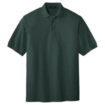 Port Authority Men's Dark Green Extended Size Silk Touch Polo