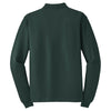 Port Authority Men's Dark Green Long Sleeve Silk Touch Polo