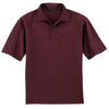 Port Authority Men's Maroon Dry Zone Ottoman Polo