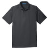 Port Authority Men's Battleship Grey Crossover Raglan Polo