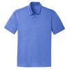 Port Authority Men's True Royal Heather Trace Heather Polo