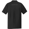 Port Authority Men's Black Pinpoint Mesh Polo