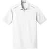 Port Authority Men's White Pinpoint Mesh Polo