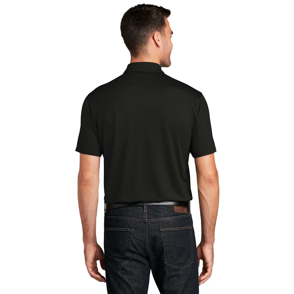 Port Authority Men's Black UV Choice Pique Polo