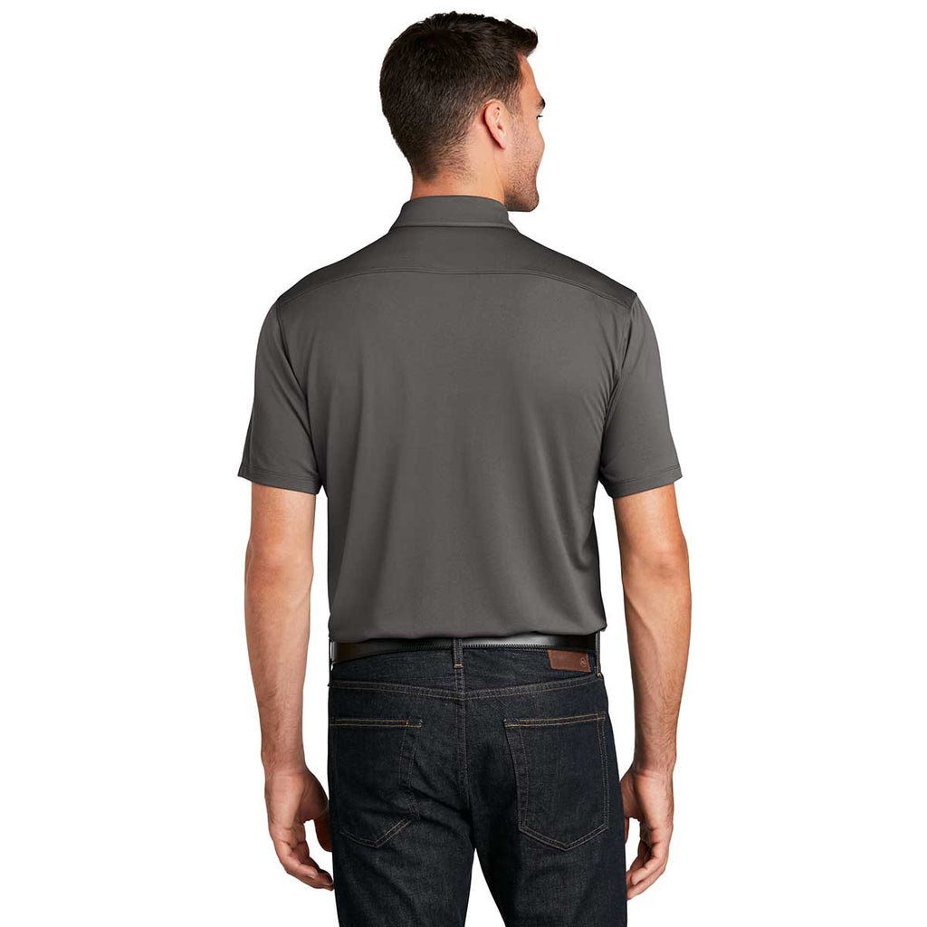 Port Authority Men's Sterling Grey UV Choice Pique Polo