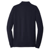 Port Authority Men's Navy Ezcotton Long Sleeve Polo