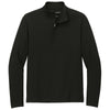 Port Authority Men's Deep Black Fairway Stretch Quarter Zip