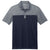 Port Authority Men's River Blue Navy/ River Blue Navy Heather Fine Pique Blend Blocked Polo