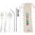 Perka Steel Castellana 6-Piece Steel Straw & Utensil Set