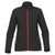 Stormtech Women's Black/Bright Red Orbiter Softshell