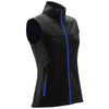 Stormtech Women's Black/ Azure Blue Orbiter Softshell Vest